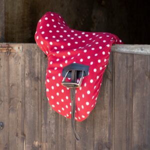 Dotty Fleece Ride on Saddle Cover by Supreme Products