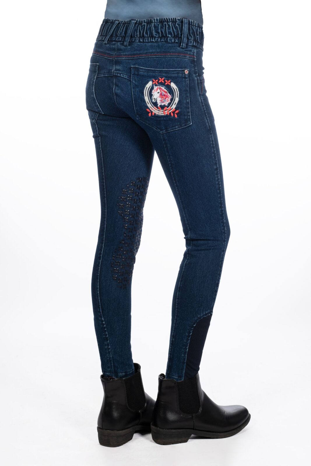 HKM Riding Breeches Denim -Aymee - Image 6