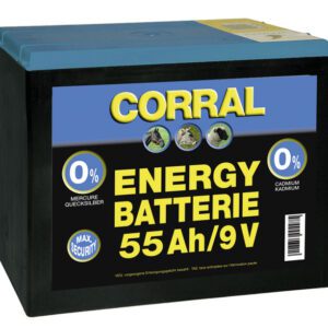 Standard dry battery for use with electric fencing