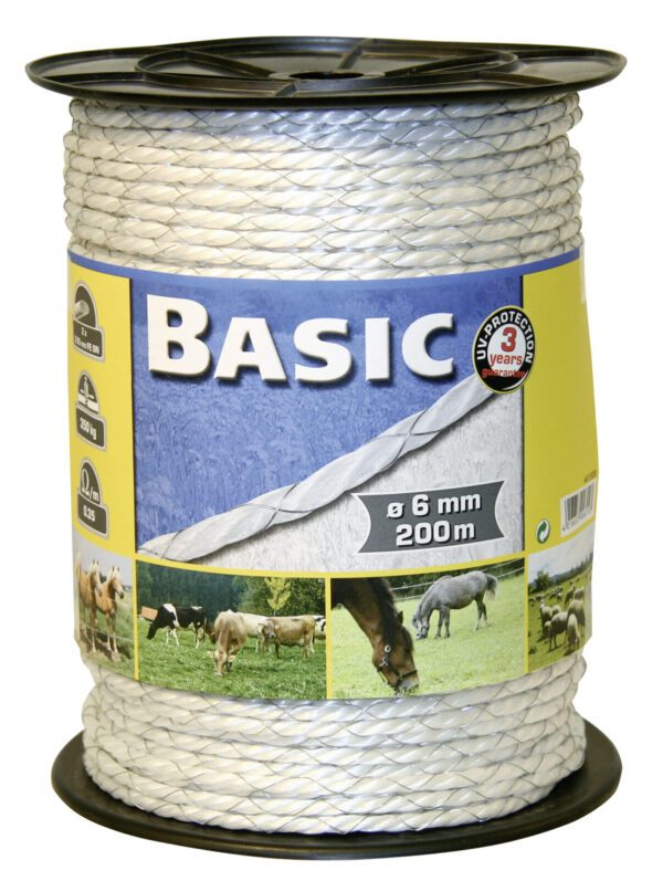 Corral Basic Fencing Rope c/w Tinned Iron Wires 200m 