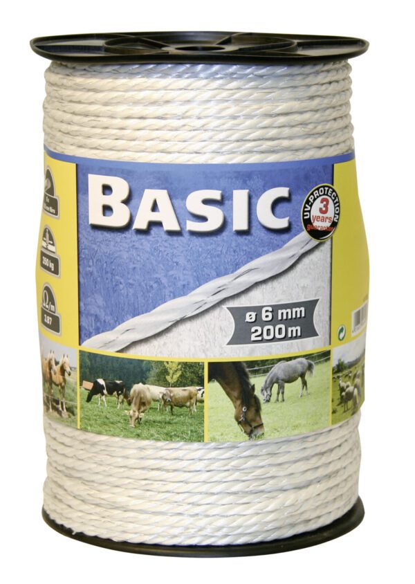 Corral Basic Fencing Rope c/w S/Steel Wires 200m