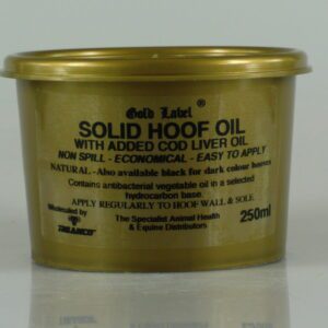Gold Label Solid Hoof Oil Natural