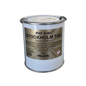 Gold Label Stockholm Tar Thick 450gm for horses hooves