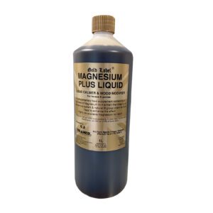 A liquid calmer and mood modifier for equines.