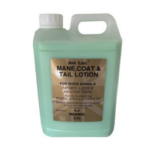 Gold Label Mane, Coat & Tail Lotion, regular use or show prep