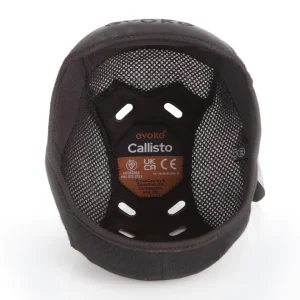 Evoke Callisto Removeable Crown Padded Helmet Liner -Black