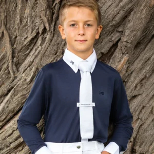 Premier Equine Boy's Long Sleeve Show Shirt -Mini Giulio 