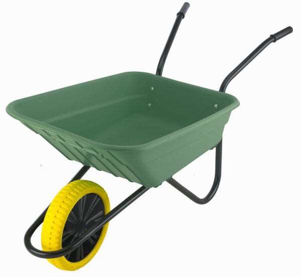 Walsall Wheelbarrows Multi-Purpose Wheelbarrow c/w Puncture Proof Wheel Green Click & Collect