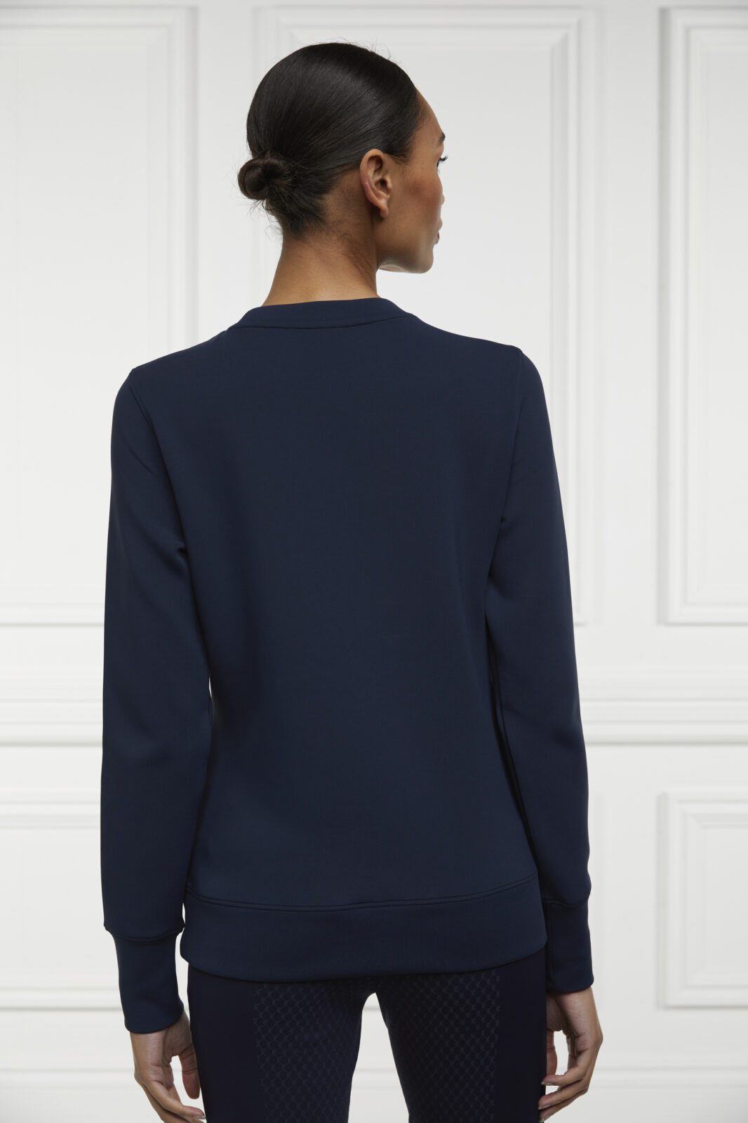 Holland Cooper Crystal Crew Neck Sweat -Ink Navy - Image 5