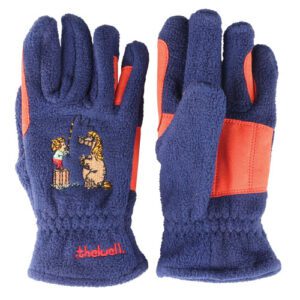 Hy Equestrian Thelwell Collection Practice Makes Perfect Children's Fleece Riding Gloves