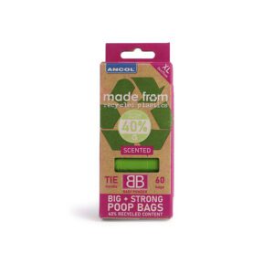 Ancol Baby Powder Scented Poop Bags Refill -60 Bags x 4 Pack