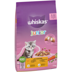 Whiskas Dry 2-12 Month Kitten Chicken 7kg Click & Collect