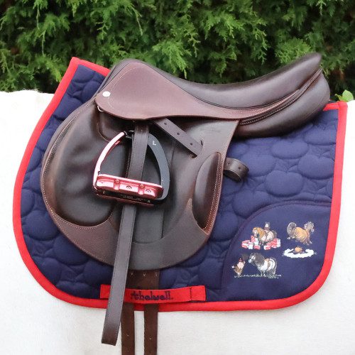 Thelwell Collection Saddle Pad Practice Makes Perfect by Hy Equestrian