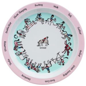 Hy Equestrian Dinner Plate -Tyrrell Katz Horse