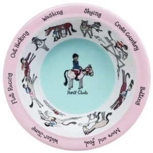 Hy Equestrian Dinner Bowl -Tyrrell Katz Horse