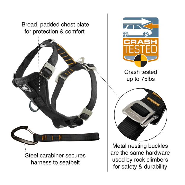 Kurgo Enhanced Strength Tru-Fit Smart Dog Harness -Car - Image 9