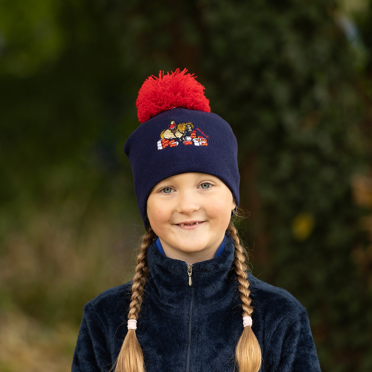 Thelwell Collection Bobble Hat -Practice Makes Perfect by Hy Equestrian