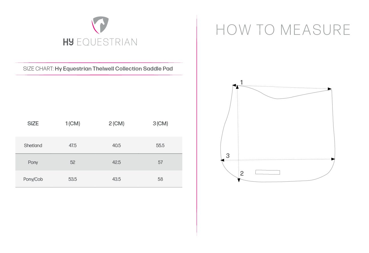 Thelwell Collection Saddle Pad Practice Makes Perfect by Hy Equestrian - Image 6