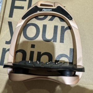 Flex-On Green Composite Stirrup -Rose Gold
