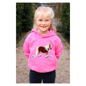 British Country Collection Flora Pony Children's Hoodie