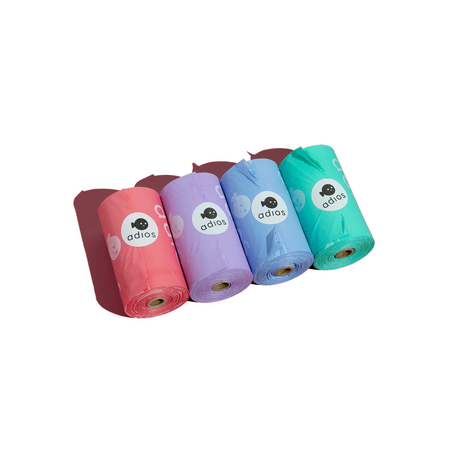 Adios Poo Bags 4 Rolls -Non Handle - Image 2