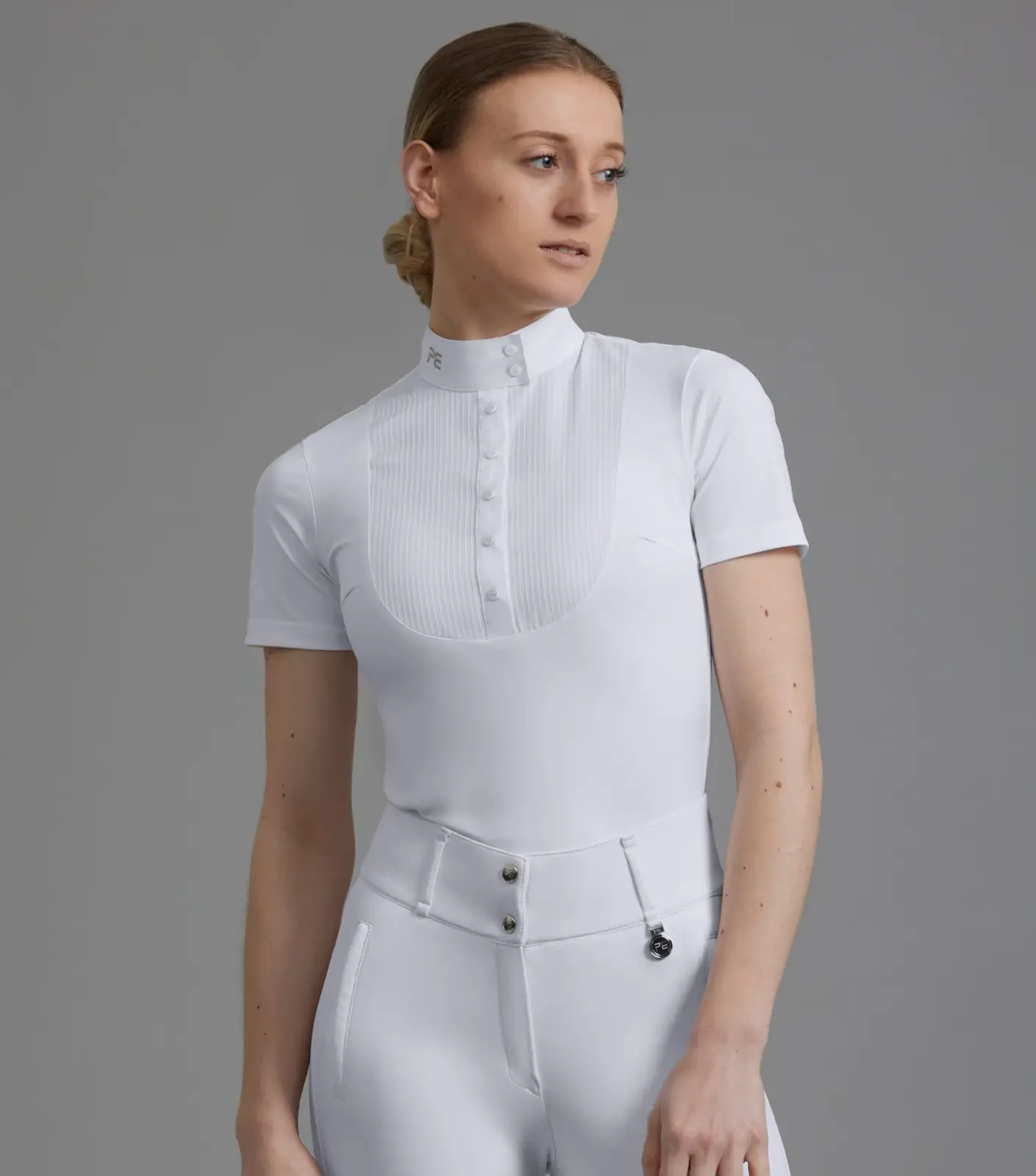 Premier Equine Ladies Short Sleeve Competition Shirt -Famosa - Image 3
