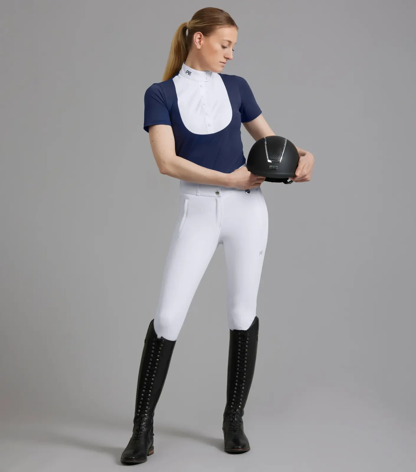 Premier Equine Ladies Short Sleeve Competition Shirt -Famosa - Image 2