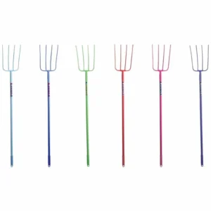 Red Gorilla Tubular Manure Fork 4 Prong 48" Long Shaft