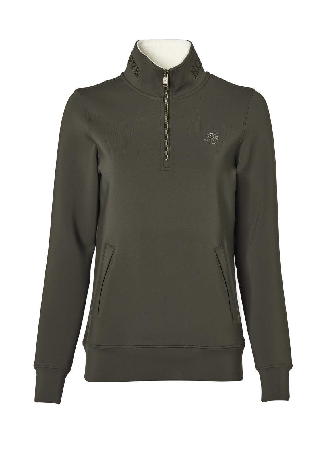 Holland Cooper Training Henley -Dark Olive - Image 6