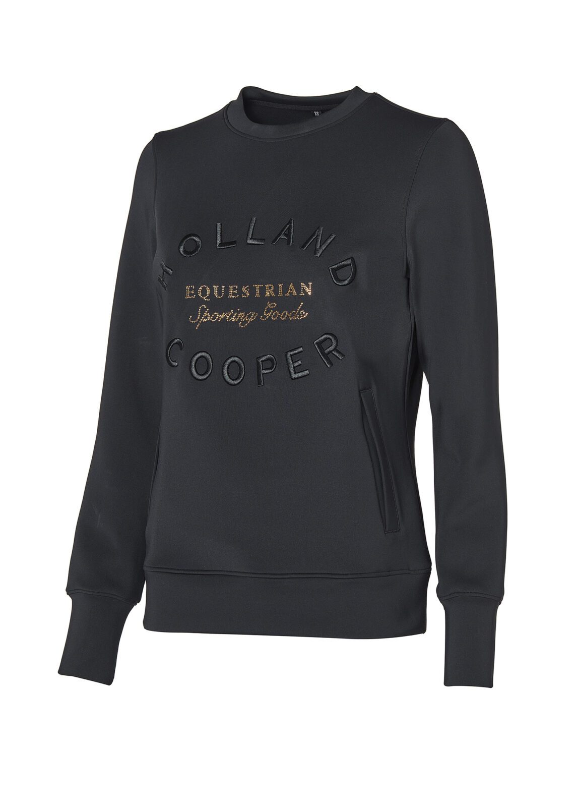 Holland Cooper Crystal Crew Neck Sweat -Black - Image 6