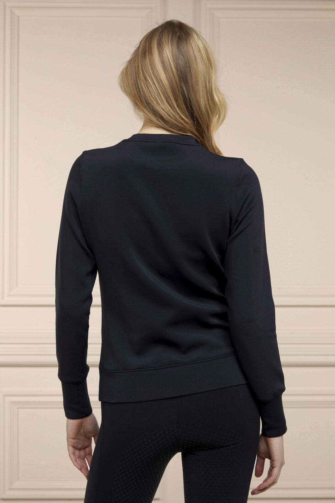 Holland Cooper Crystal Crew Neck Sweat -Black - Image 4