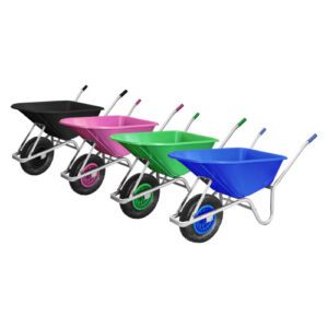 Perry 110 Litre General Purpose Wheelbarrow (Unassembled) Click & Collect