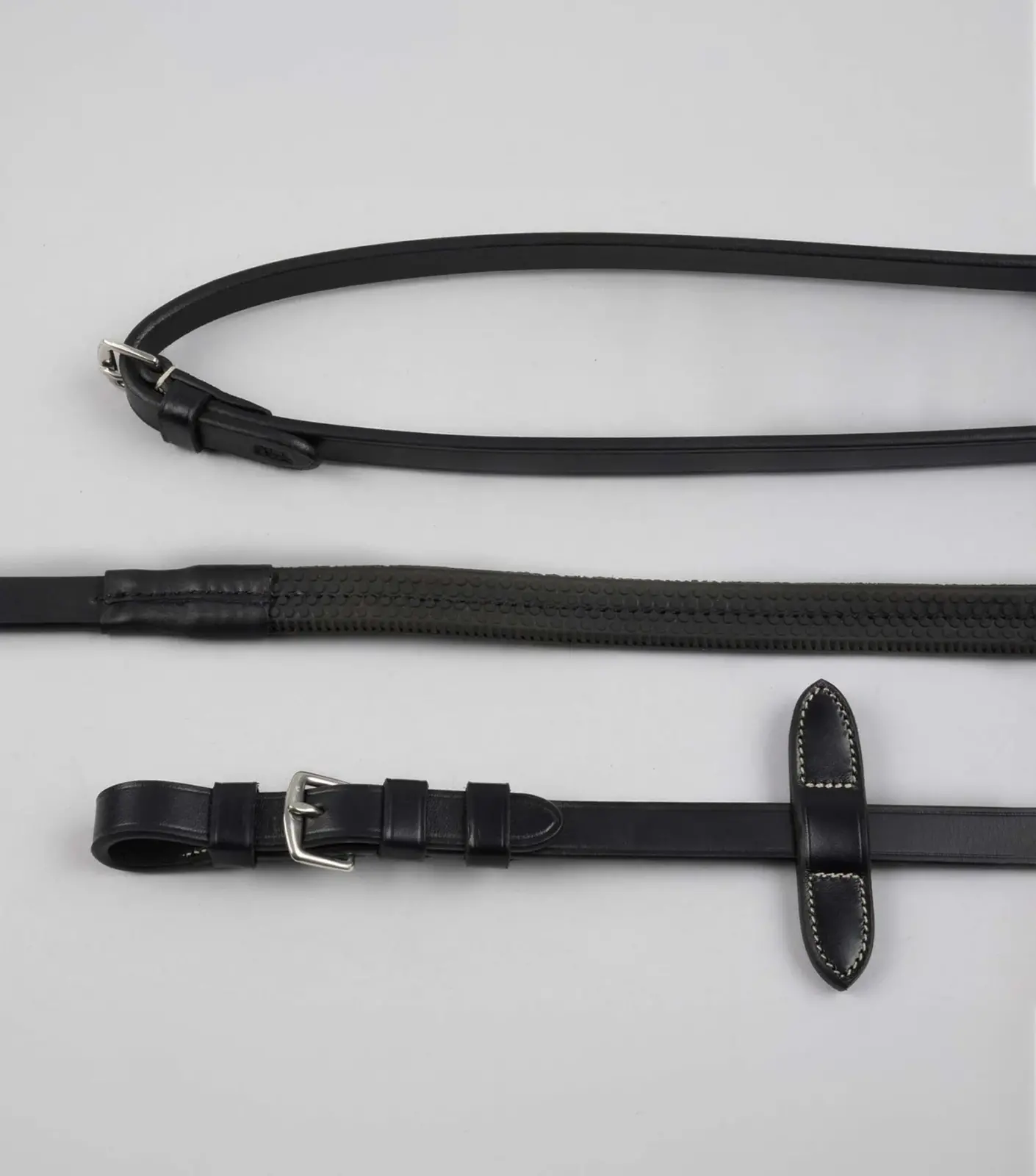 Premier Equine Rubber Grip Reins -Cassano - Image 3