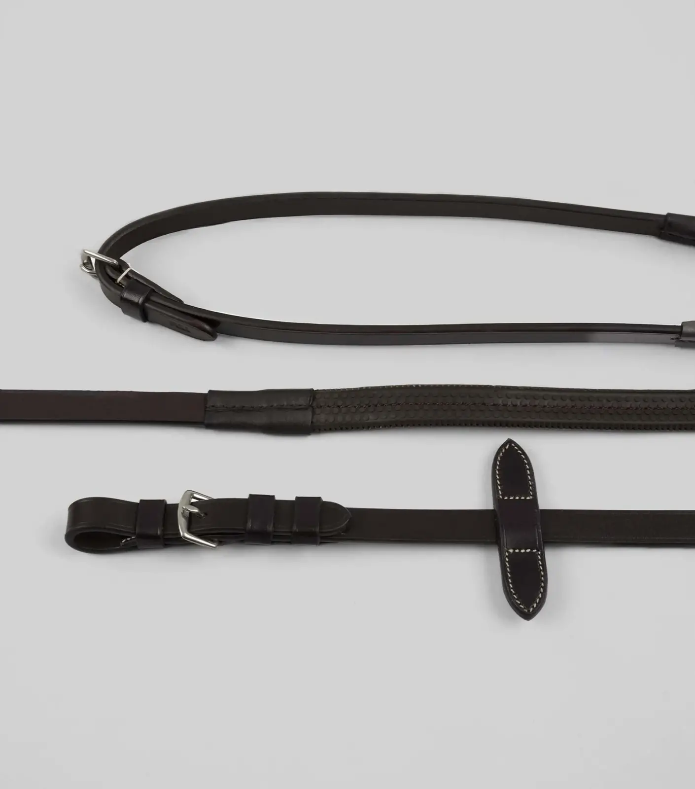 Premier Equine Rubber Grip Reins -Cassano - Image 4