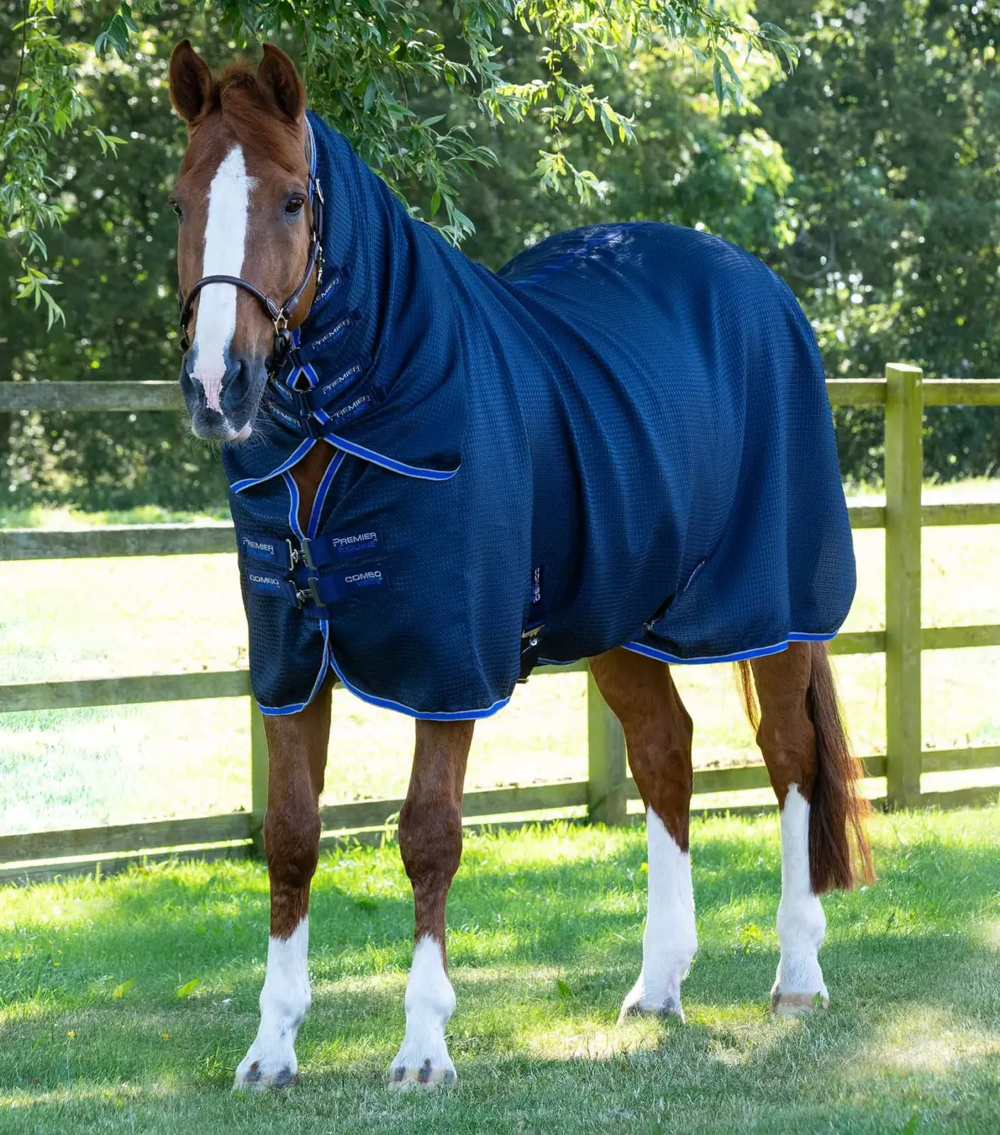 Premier Equine Combo Cooler Rug -Buster Waffle - Image 2