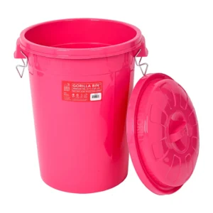 Red Gorilla Bin With Clip Lid 50 Litre Click & Collect