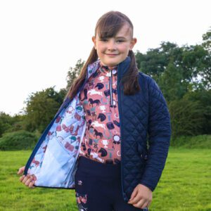 Little Rider Quilted Jacket -Pony Passion 