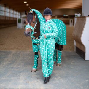 Dotty Fleece Onesie -Adult by Supreme Products 