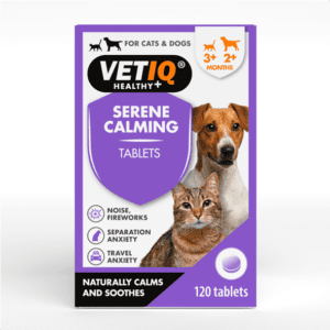 VetIQ Serene Calming Tablets for Cats & Dogs 1-20kg