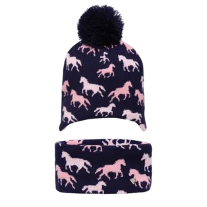 Hy Equestrian Flaine Hat & Headband/Snood Bundle 