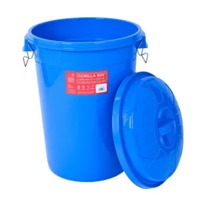 Red Gorilla Bin With Clip Lid 80 Litre Click & Collect 