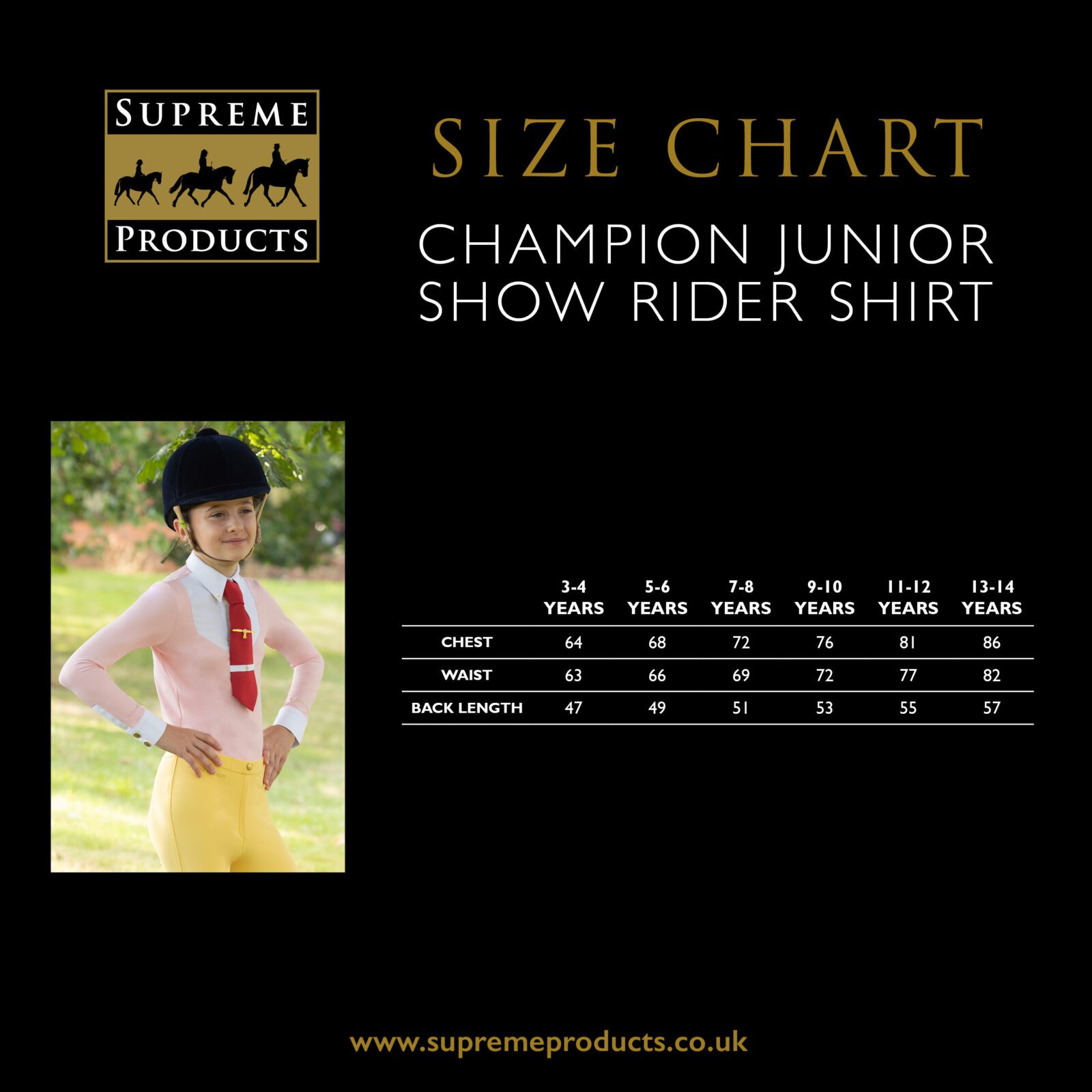 Supreme Products Champion Show Rider Competition Shirt -Junior - Image 9