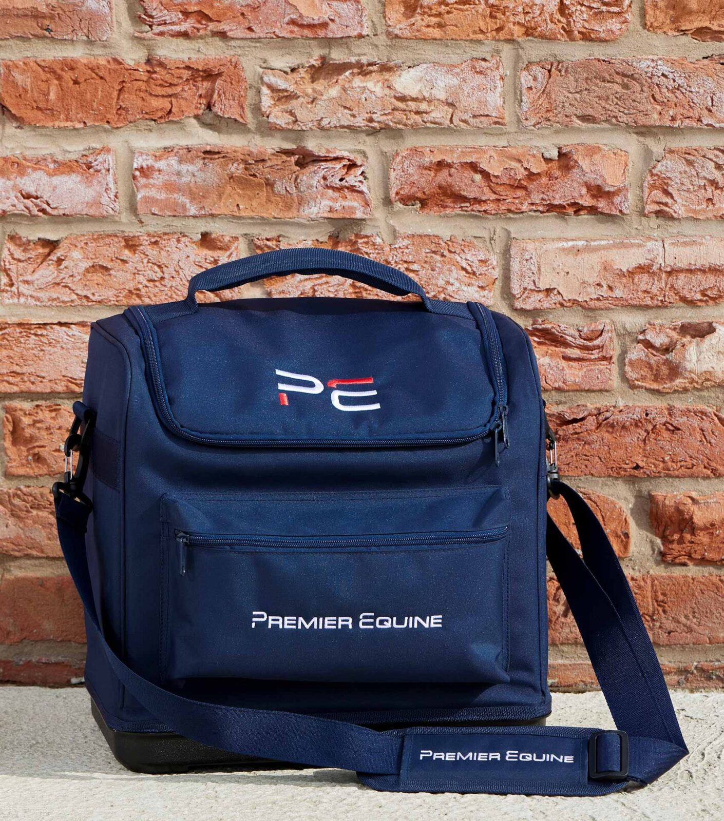 Premier Equine Tall Grooming Bag Navy -PE Team