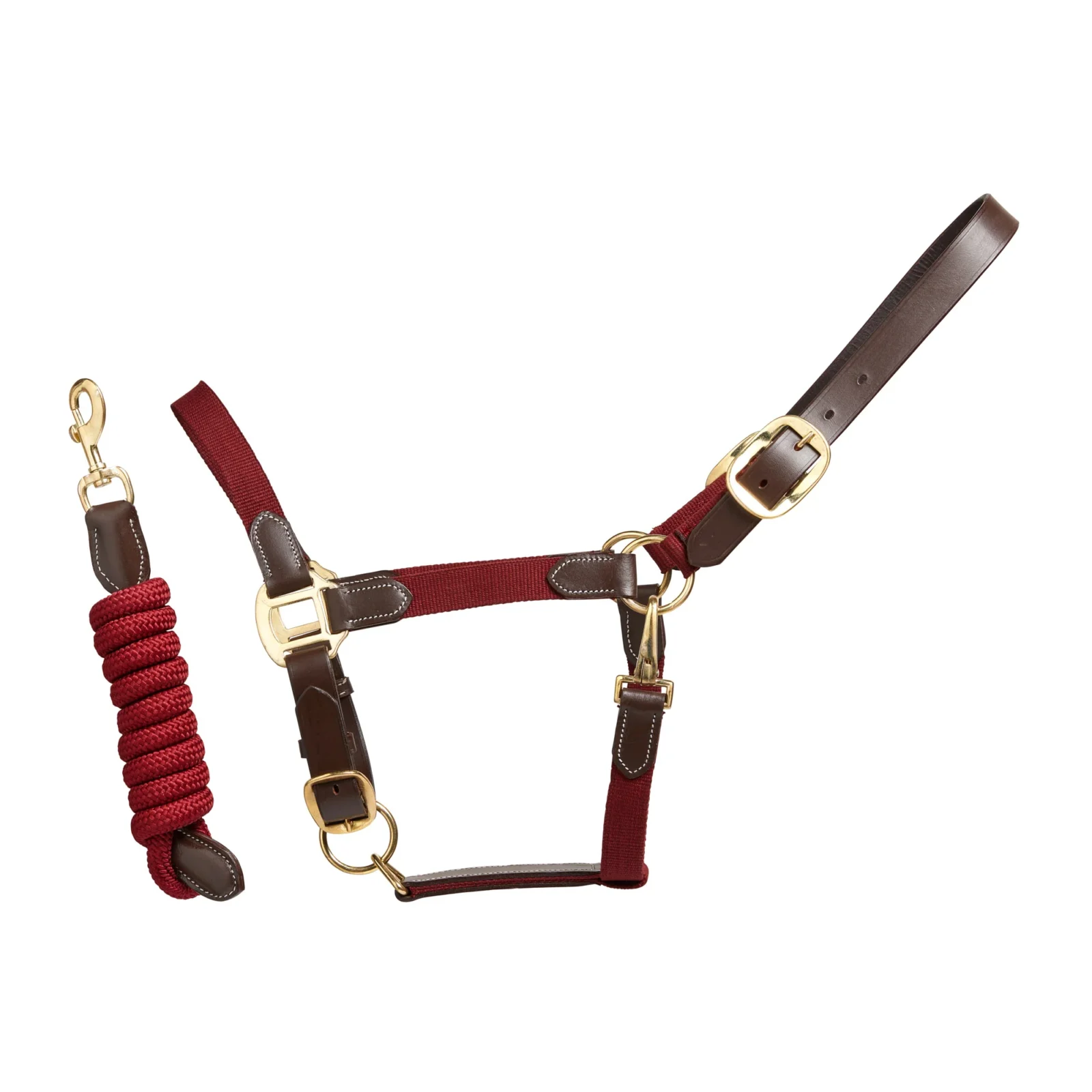 Cameo Equine Performance Leather Headcollar and Lead - Image 2