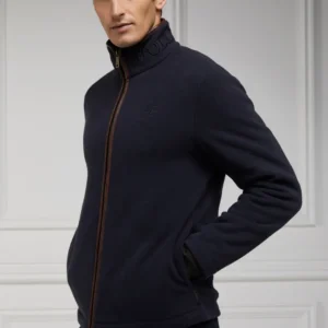 Holland Cooper Country Fleece Jacket Mens -Ink Navy 