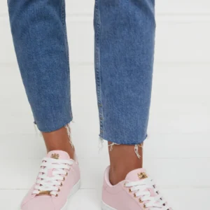Holland Cooper Chelsea Court Trainer -Soft Pink