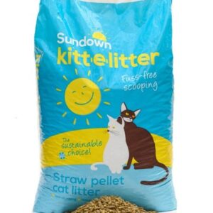 Sundown Kitt-e-Litter Straw Pellet 15kg Click & Collect