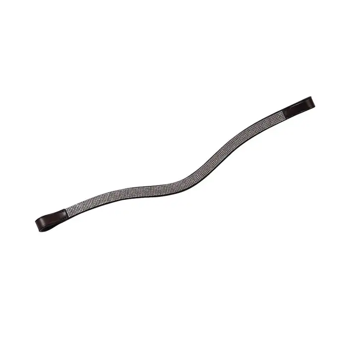 Collegiate Curved Silver Chain Browband - Image 2