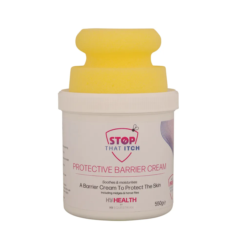 HyHEALTH STOP THAT ITCH! Protective Barrier Cream by Hy Equestrian 550g