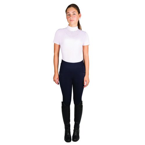 Hy Equestrian Childrens Riding Tights -Roka Regal - Image 3